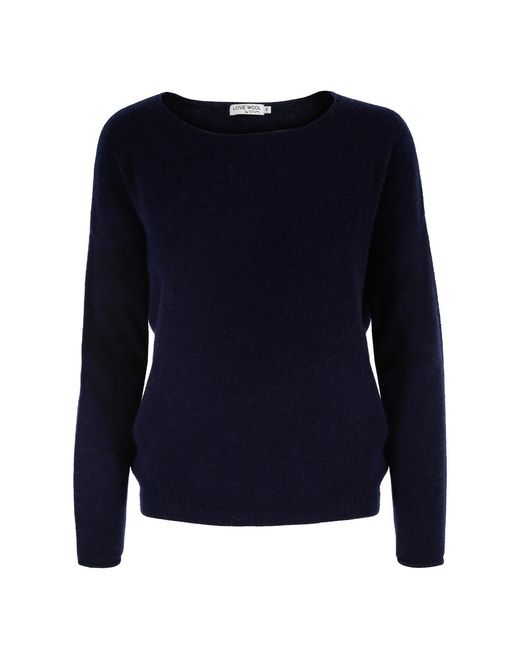tirillm Blue Ally Cashmere Boatneck Pullover
