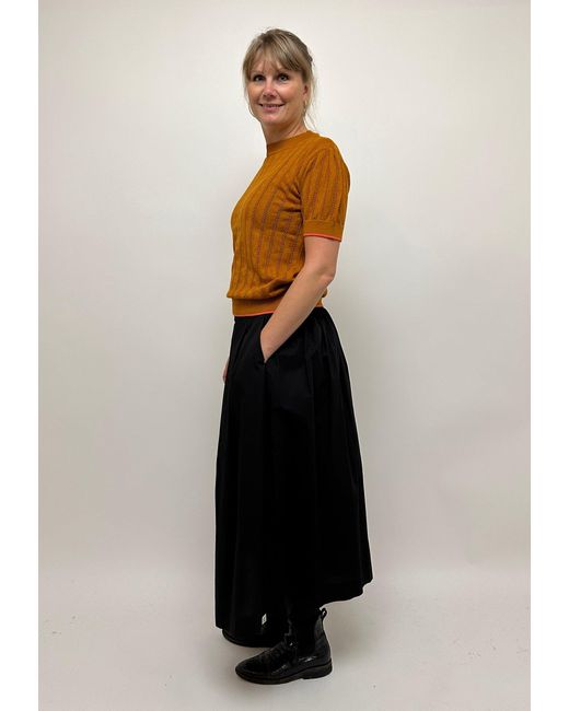 GROBUND Black Mette Skirt