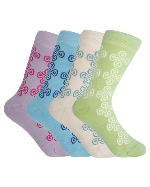 Peper Harow - Made in England Blue Knot Socks Bundle