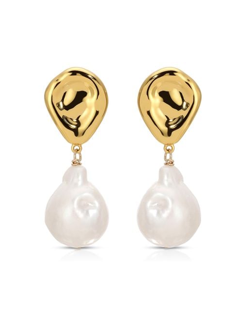 Zepplin the Label Metallic Pamala Earrings