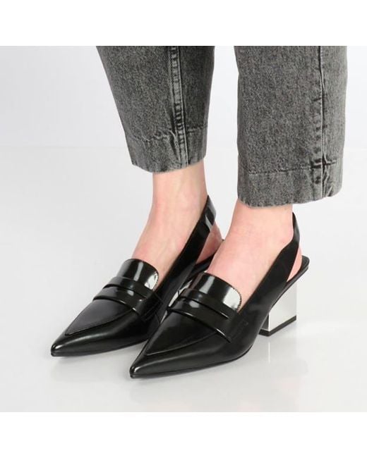United Nude Black Raila Loafer Mid