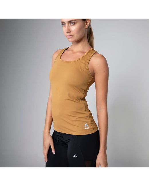 Aora Athletics Brown Daily Tank Top