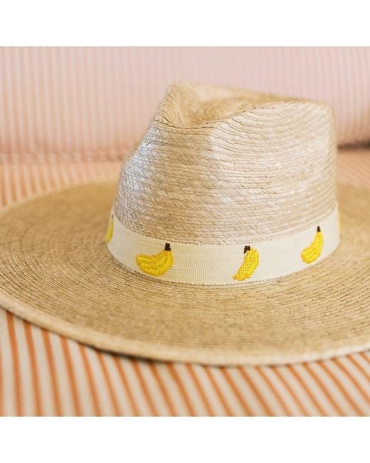 SUNSHINE TIENDA Natural Banana Breeze Palm Hat