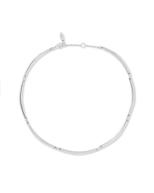 Stone Fruit Metallic Clavicle Necklace