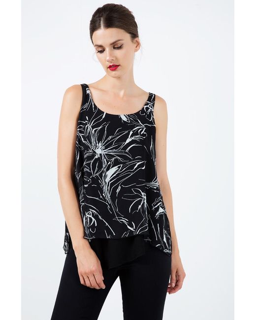 Conquista Black Summer Layer Top