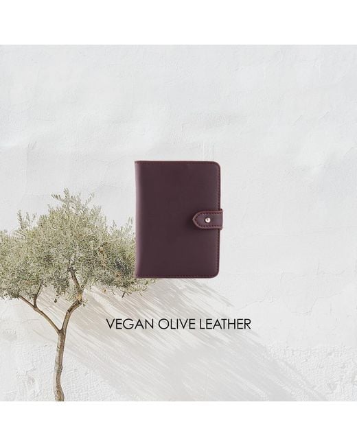Pack'n Travel Purple Passport Holder Deep Plum