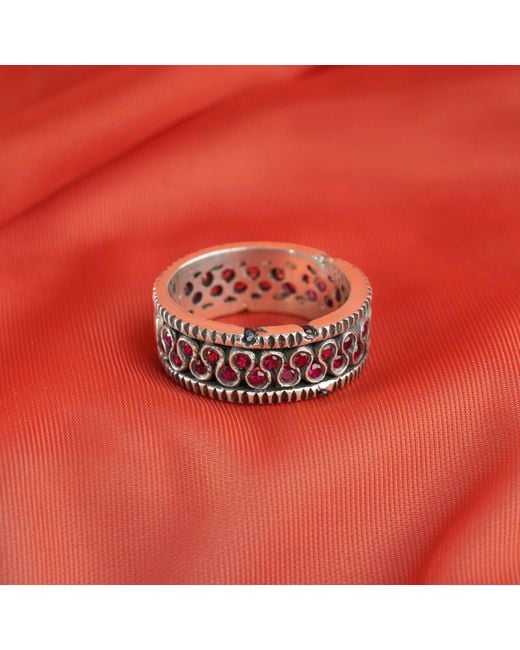 Francis Green Pink The Loop Ring