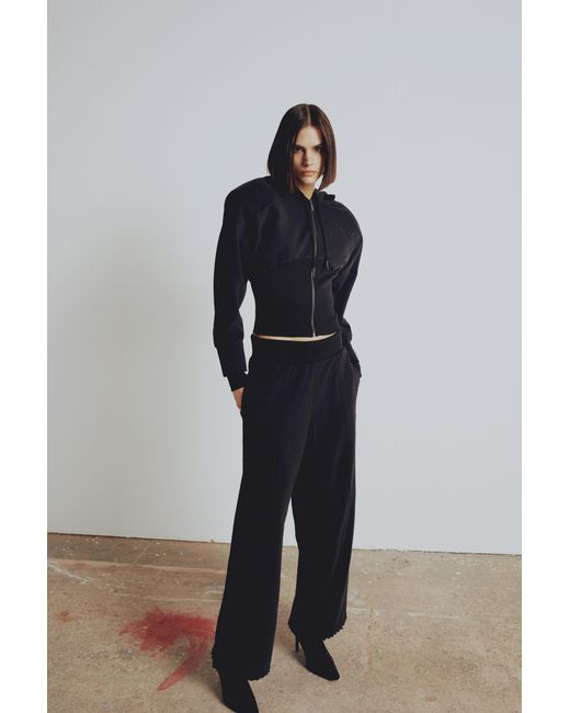 Pcfg Black Your Itch Folded Sweat Pant