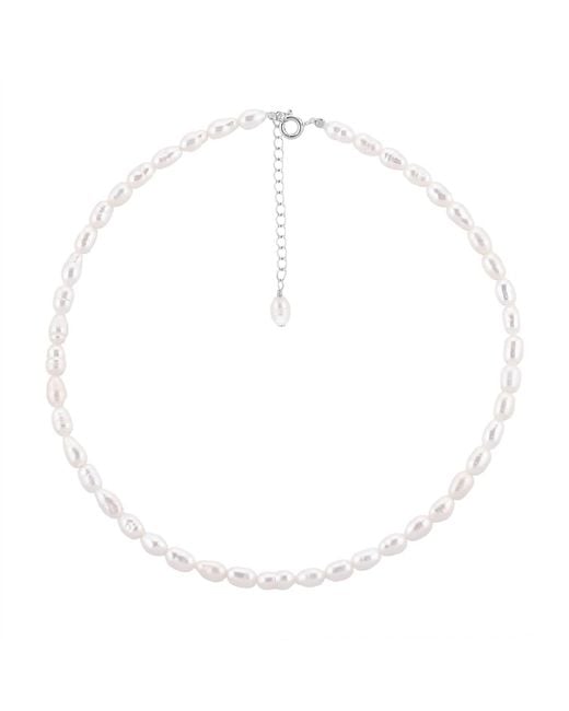 Pearl Code White Rice Pearl Choker