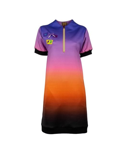 Lalipop Design Purple Ombre Mini Sweatdress