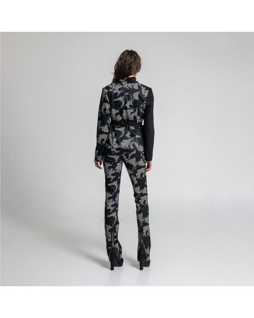 ARTISTA Black Tracey Asymmetric Jacket