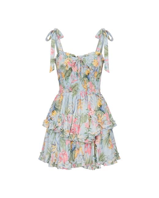 Yumi Kim Blue Elise Mini Dress