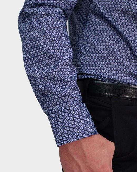 Lords of Harlech Blue Morris Balls Shirt for men