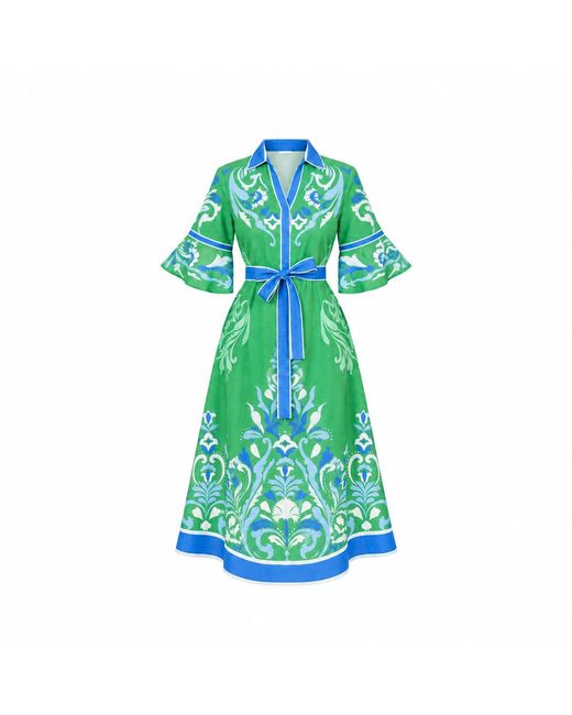 IslaPayal Blue Cape Midi