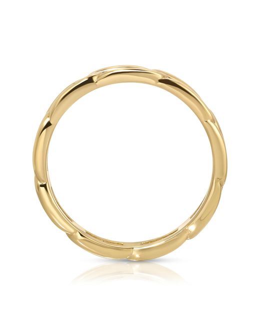 Maya Brenner Metallic Link Ring