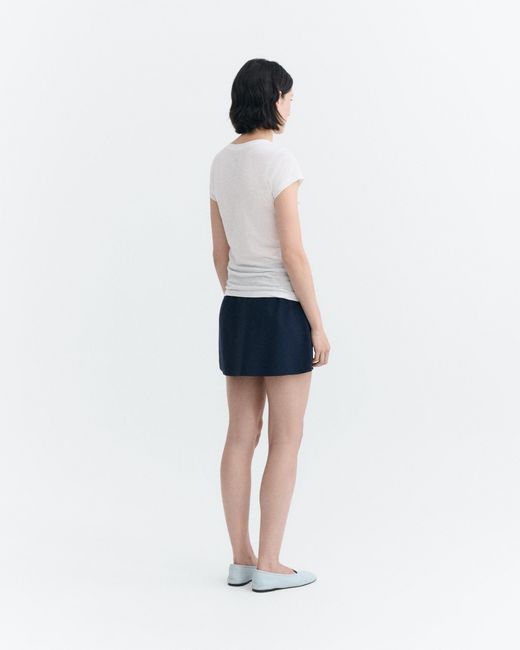 Thinking Mu White Mirna Slim T-Shirt