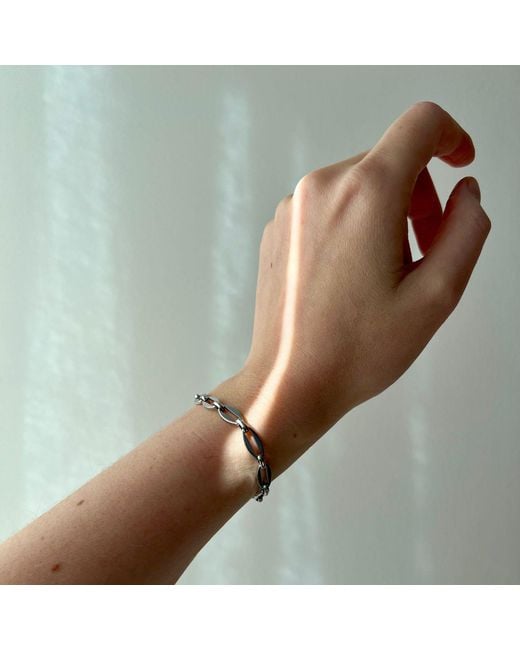 A Weathered Penny Metallic Link Bracelet