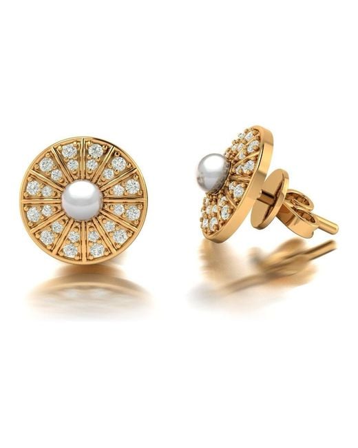 Milchee Metallic Two Seas Earrings Petite