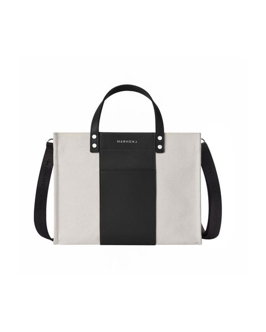 MARHEN.J Black Canvas Shoulder Bag