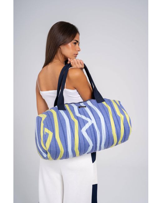 Up-fuse Blue Duffle Bag
