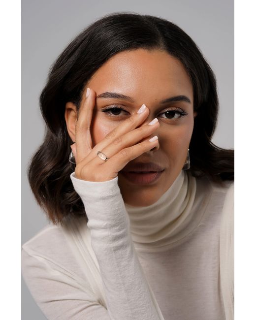 Zynnia Collective Metallic Split Ring