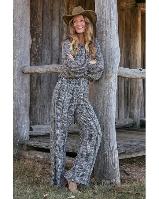 Adrift Clothing Brown Neutrals Marin Pant