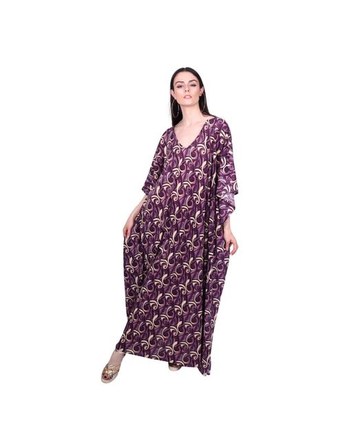 Laura Citron Purple Clara Caftan