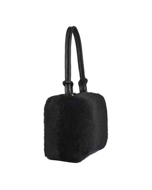 Owen Barry Black Sheepskin Shoulder Bag Hooper Bag Bag