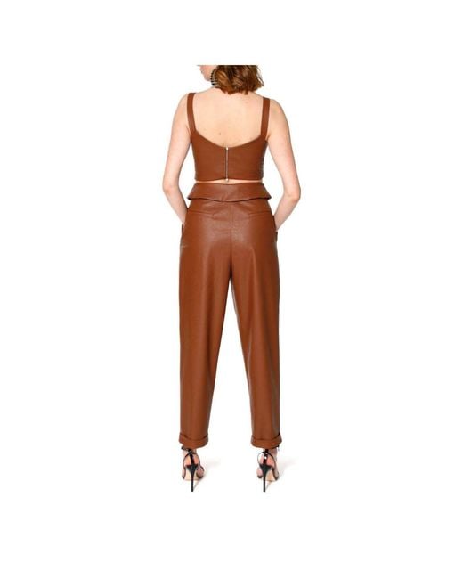 AGGI by HALEWSKI Brown Salsa Raw Umber Top