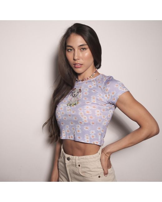 Cloud Haven Pink Daisy Pittie Tee