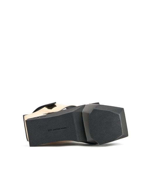 United Nude Black Brutt Sandal
