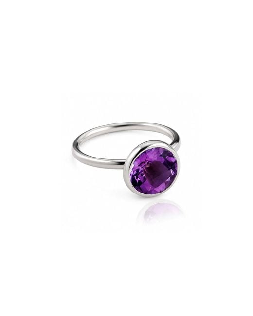 The Jewellery Store London Purple Desert Moon Quartz Ring