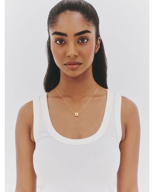 Kouree Metallic 'Braver Than You Think' Necklace Pendant Charm