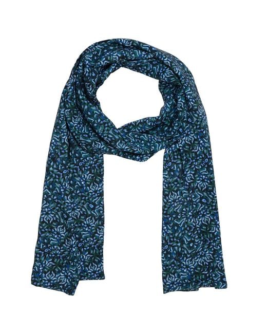 Alie Street London Blue Azra Woven Scarf