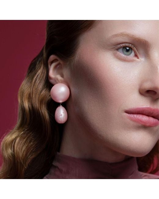 Saule Label Pink Calista Earrings
