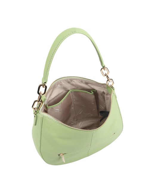 Paul Costelloe Green Bisbee Leather Shoulder Bag