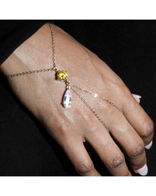 Studio Baloge Metallic Lumina Hand Chain