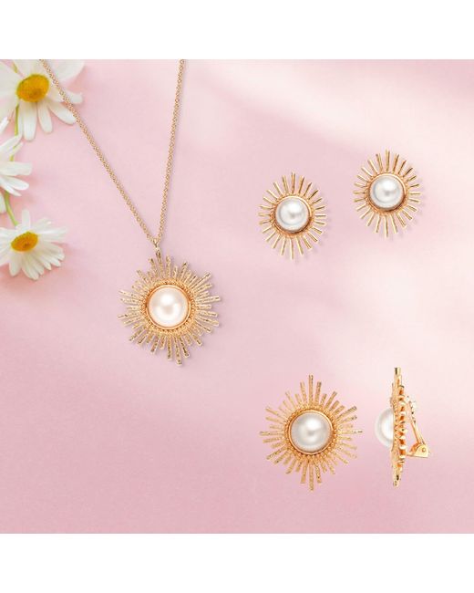 Grosse Metallic Pearl Necklace, Series Future Floral