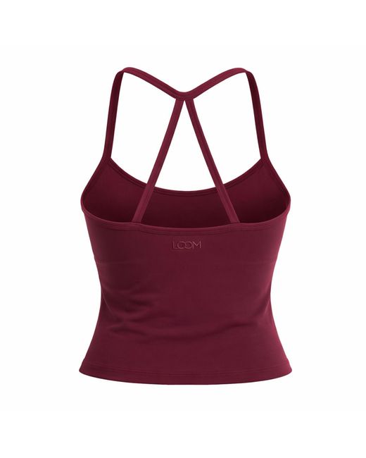 Loom Archives Red Day Flow Midi Tank Top
