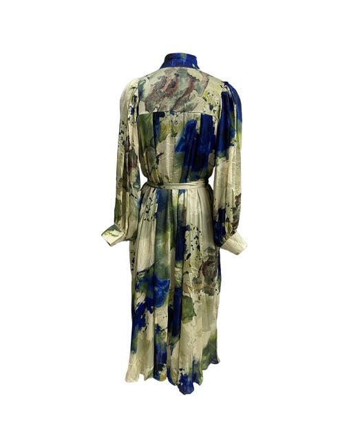 Zasta Studio Green Summer Print Edition Dress Four