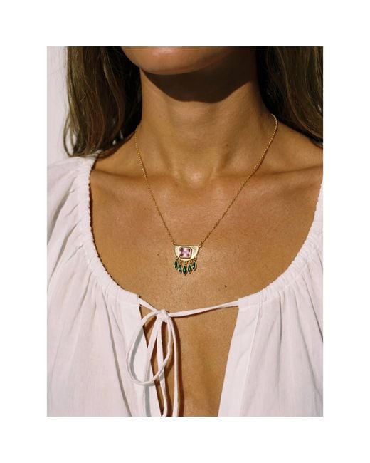 By Virgo Metallic Kalinda Necklace