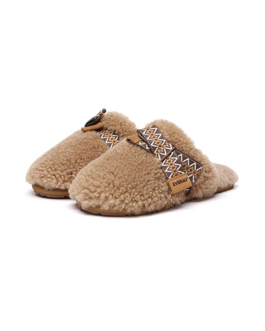 EverAu Australia Brown Moorhen Bow Slippers