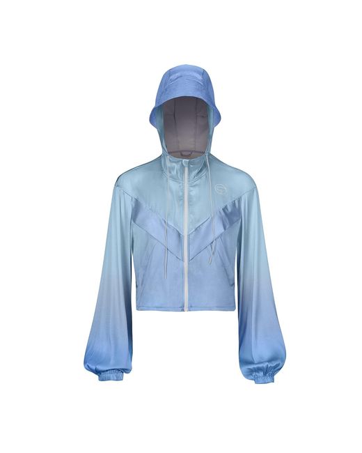 Silkinc Blue Super-Light Ombre Silk Jacket