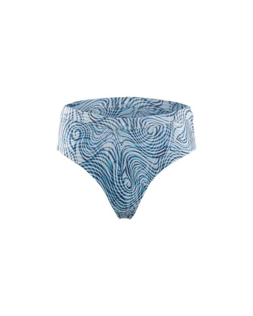 Morrato Bali Blue Athena Bikini Bottom Topographical