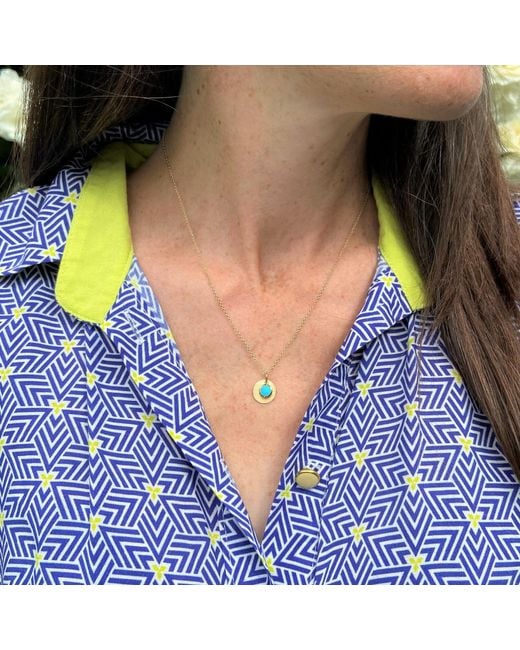 Auree Jewellery Metallic Bali 9Ct December Birthstone Necklace