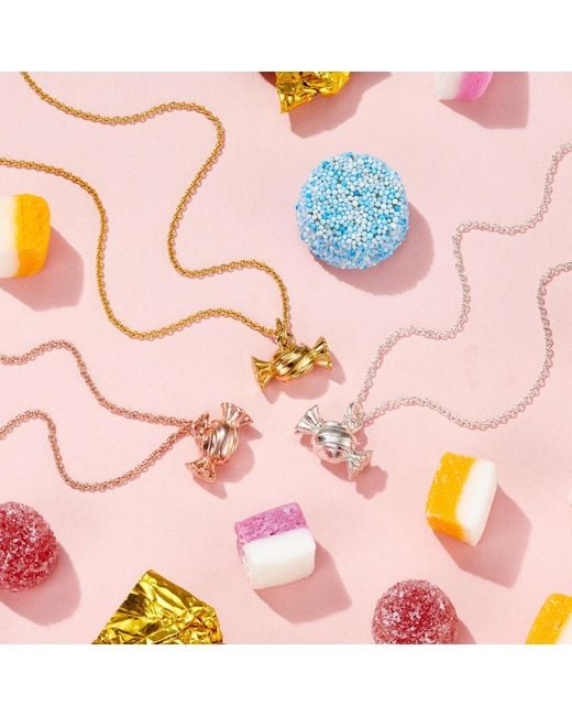 Posh Totty Designs Metallic Gold Plated Sweet Charm Necklace