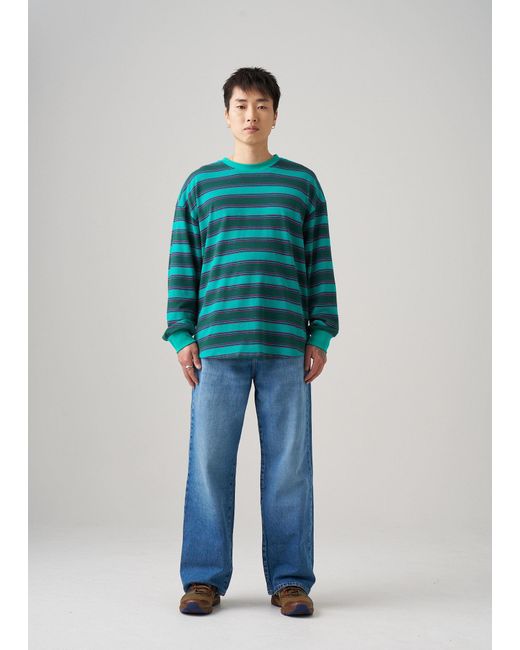 Éclectique Green Long Sleeve T-Shirt for men