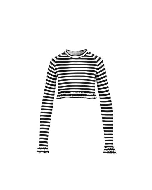Ioana Ciolacu Black Clipper Crop Top