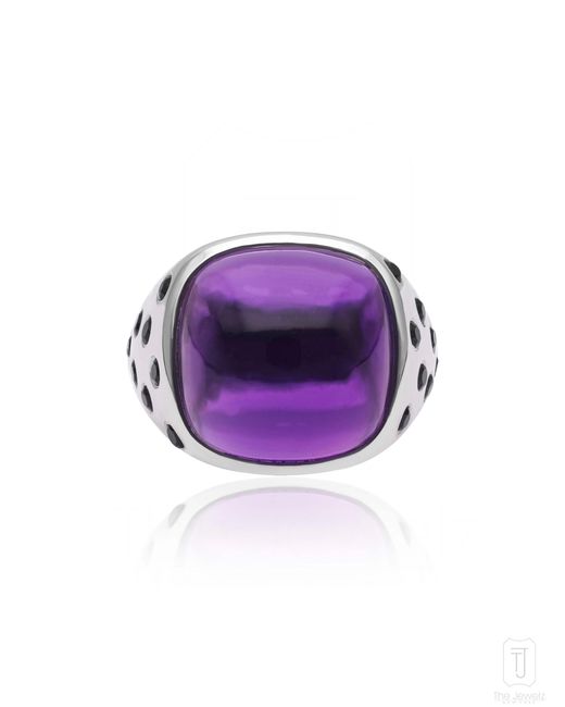 The Jewelz Purple Royal Eclipse' African Amethyst Ring