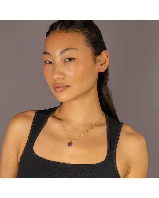 Claire Hill Designs Metallic Jadeite Lichen Pendant Necklace